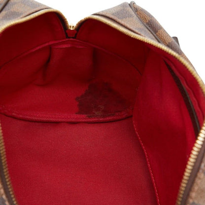 Louis Vuitton Damier Rivington PM Shoulder Bag Brown Leather — view 8