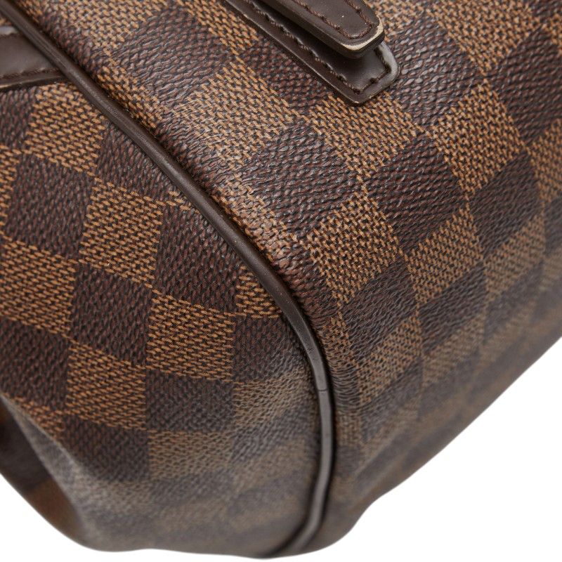 Louis Vuitton Damier Rivington PM Shoulder Bag Brown Leather — view 5