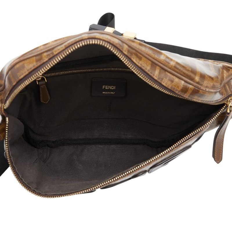 Fendi Fila Zucca Belt Bag Brown Multicolor — view 9