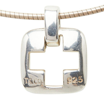 Tiffany & Co Open Cross Necklace Silver — view 3