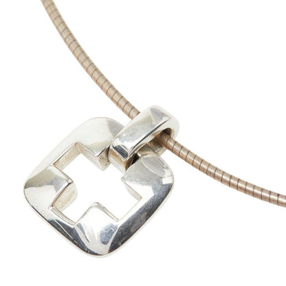 Tiffany & Co Open Cross Necklace Silver