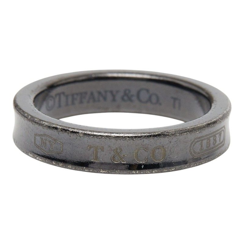 Tiffany & Co Narrow Ring Black Titanium