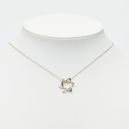 Tiffany & Co Star of David Necklace Silver — view 7