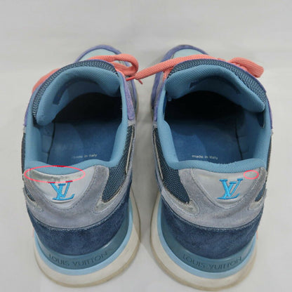 Louis Vuitton Run Away Line Sneakers 8.5 Blue Shoes — view 7
