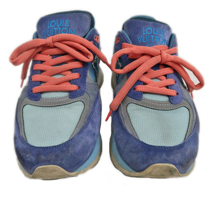 Louis Vuitton Run Away Line Sneakers 8.5 Blue Shoes — view 3