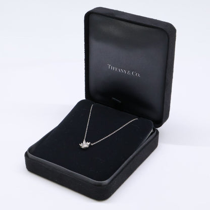Tiffany & Co Polished Diamond Victoria Cluster Necklace — view 8