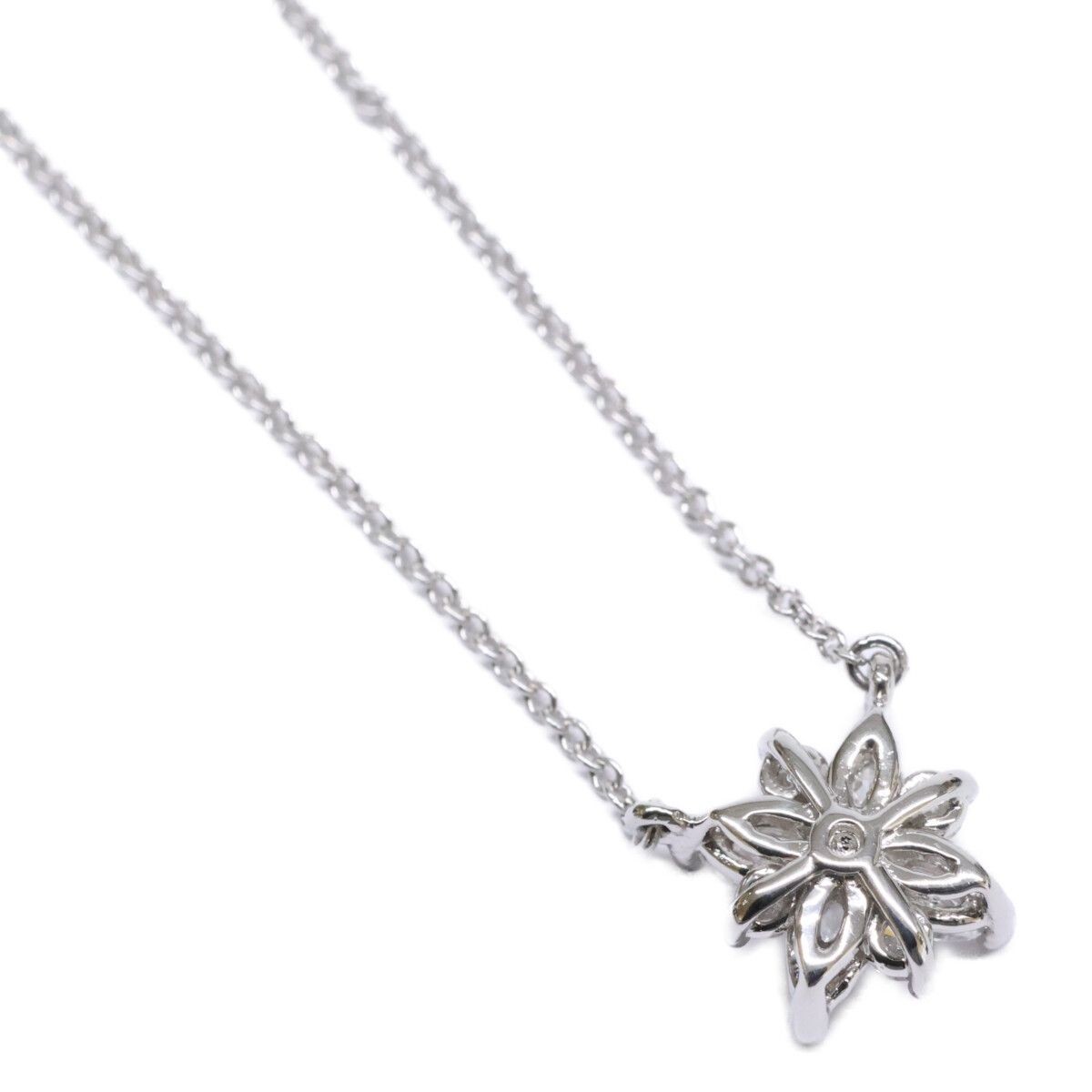 Tiffany & Co Polished Diamond Victoria Cluster Necklace — view 2