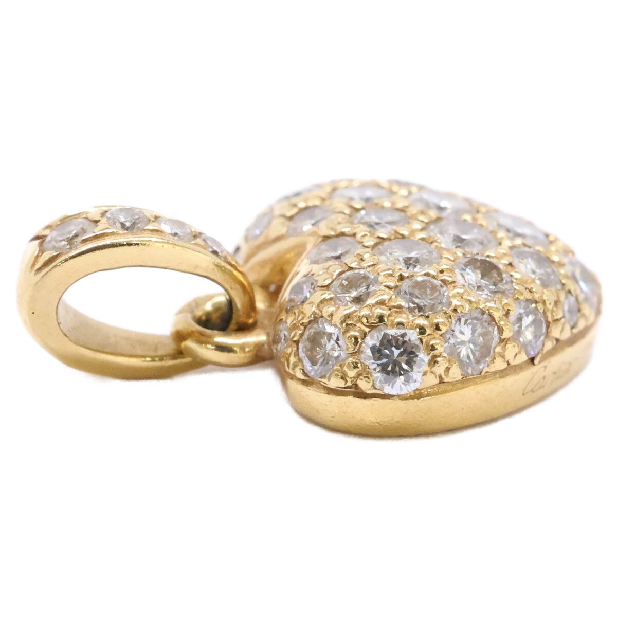 Cartier Pave Diamond Charm Keychain — view 3