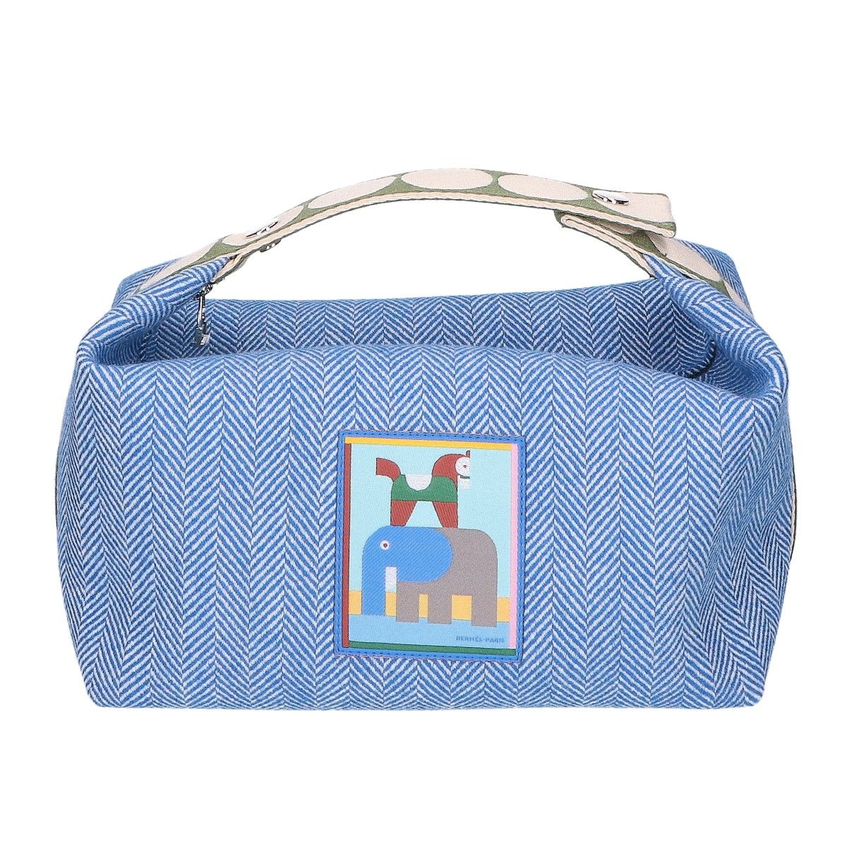 Hermes 02 Toilche Blanc Pouch Brid a Block Animo