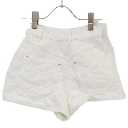 Louis Vuitton Monogram Filk Pe Denim Shorts 34 — view 2