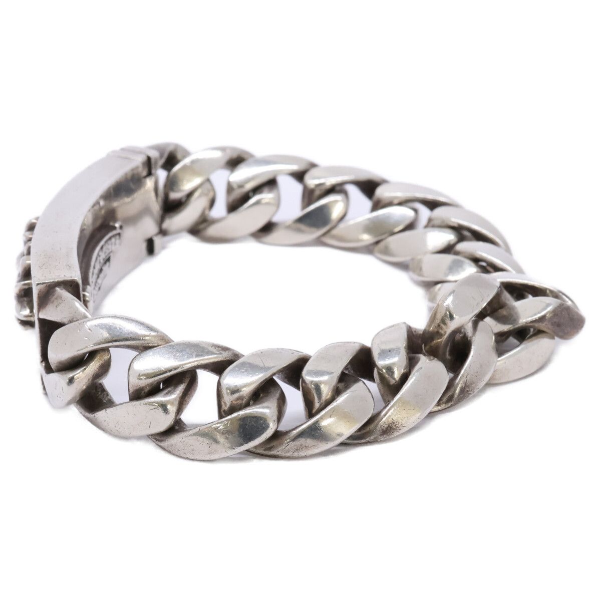 Chrome Hearts 925 Classic Link Floral ID Bracelet 13 Links — view 2