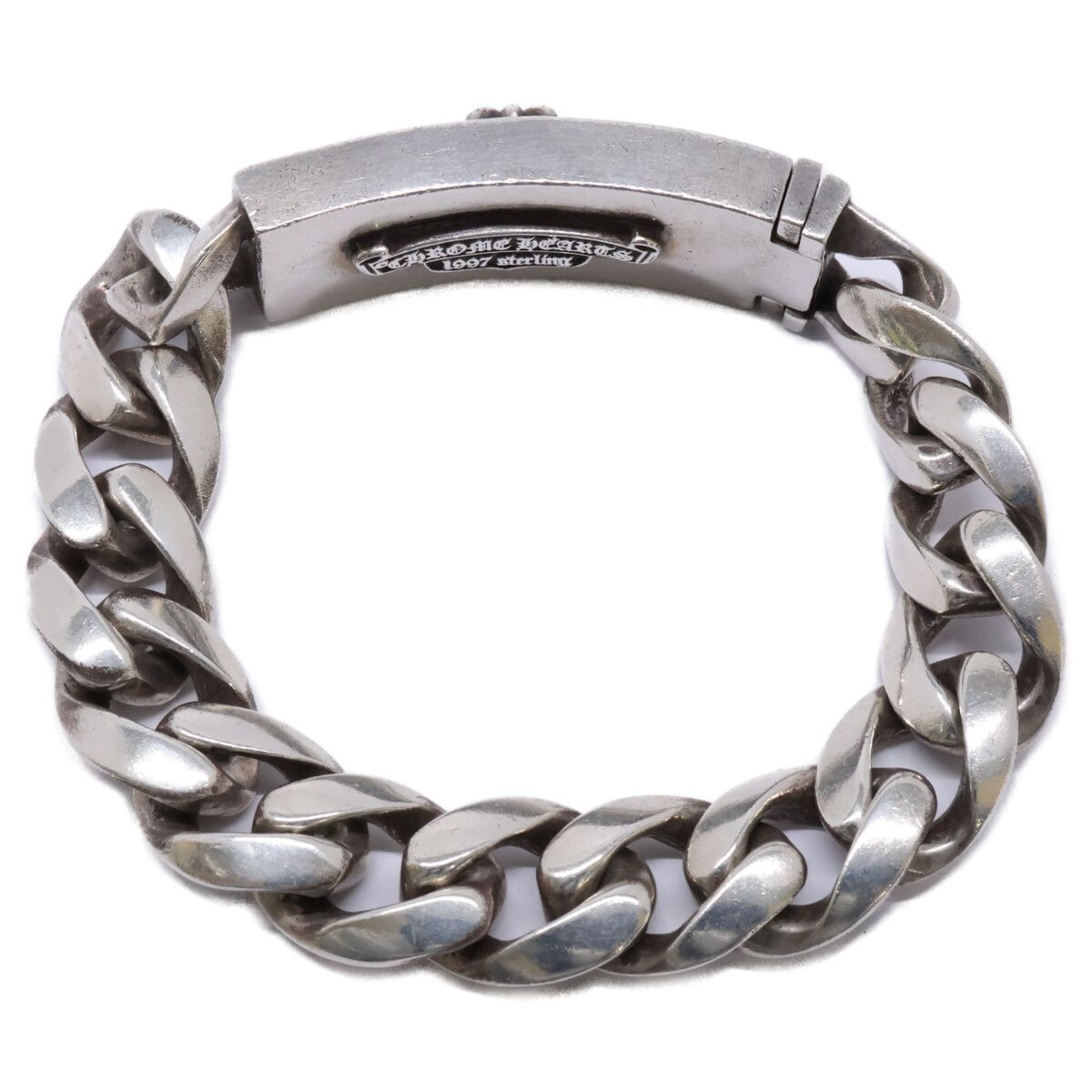 Chrome Hearts 925 Classic Link Floral ID Bracelet 13 Links — view 6