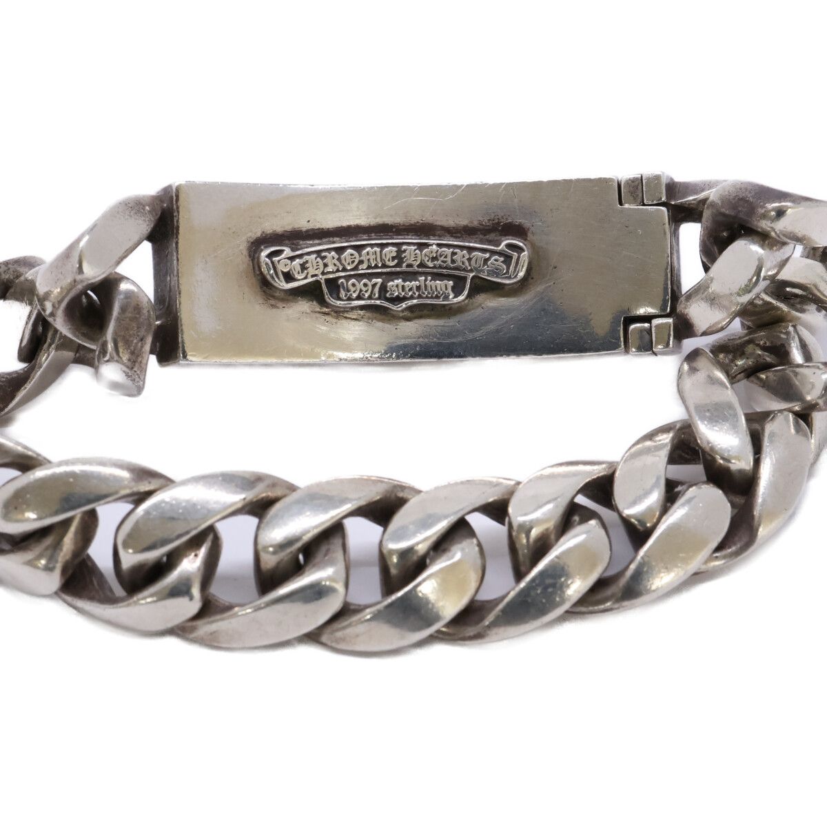 Chrome Hearts 925 Classic Link Floral ID Bracelet 13 Links — view 5