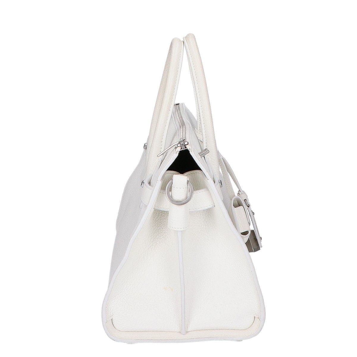 Saint Laurent Paris Sac de Jour Gray Leather 2-Way Chain Shoulder Bag — view 4
