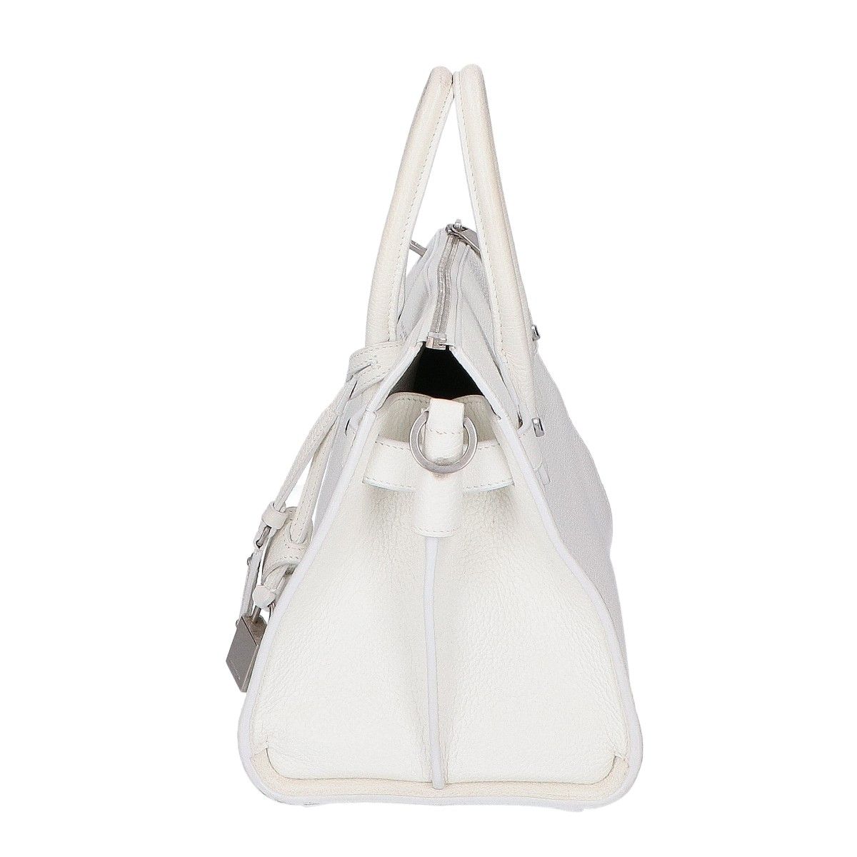 Saint Laurent Paris Sac de Jour Gray Leather 2-Way Chain Shoulder Bag — view 2