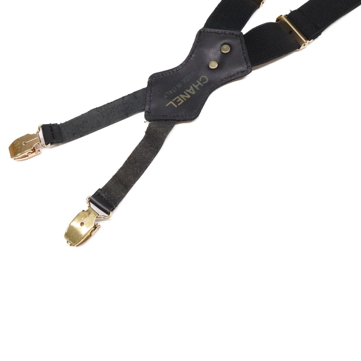 Chanel CC Logo Suspenders — view 5