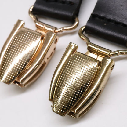 Chanel CC Logo Suspenders — view 9
