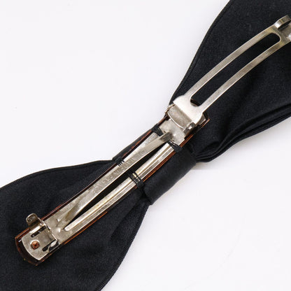 Chanel CC Logo Ribbon Satin Barrette Hair Accessory — view 7