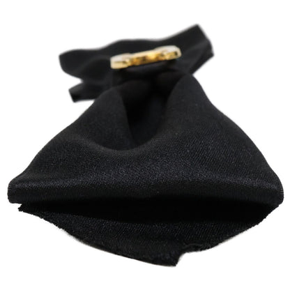 Chanel CC Logo Ribbon Satin Barrette Hair Accessory — view 2