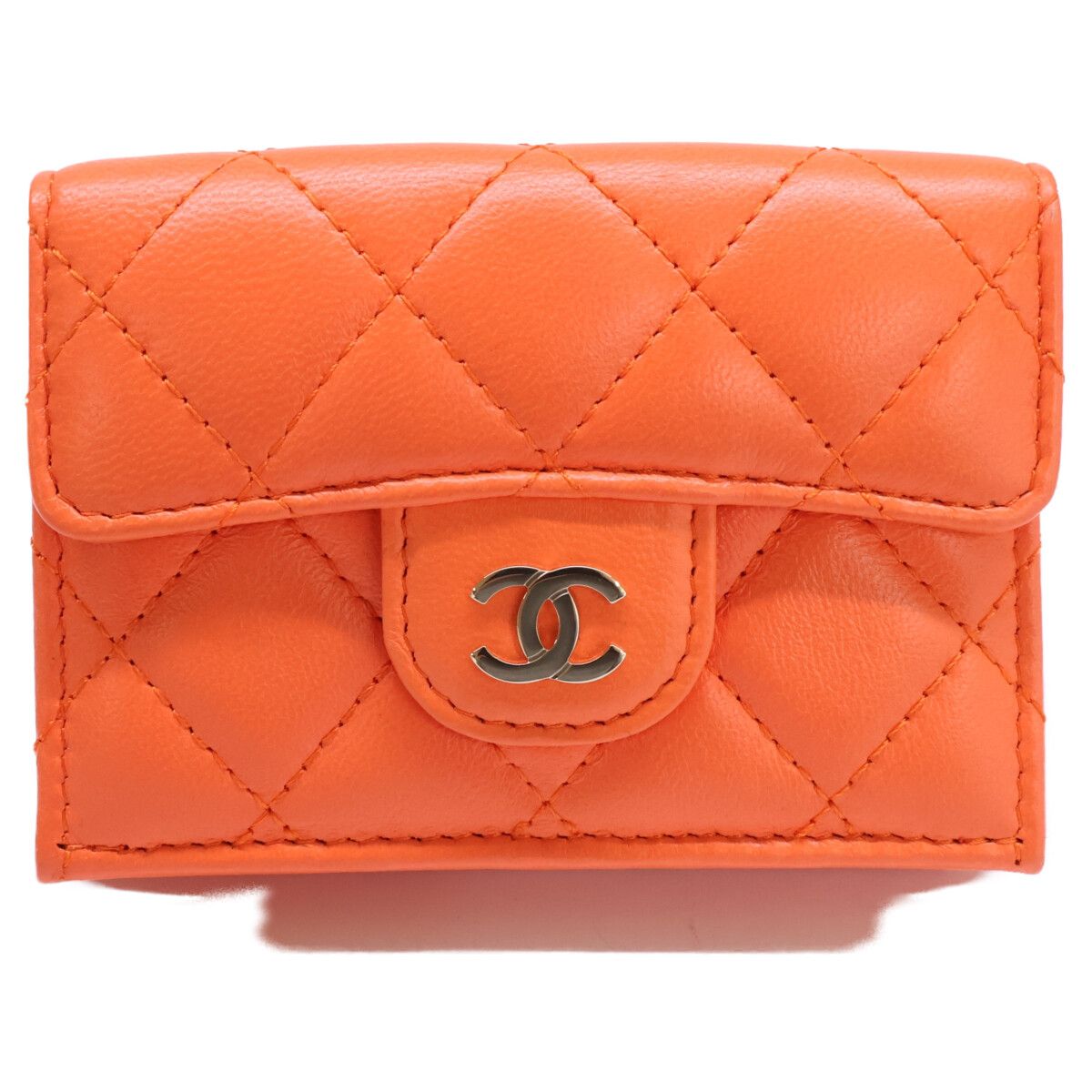 Chanel 30 Quilted Classic Small Flap Wallet Compact