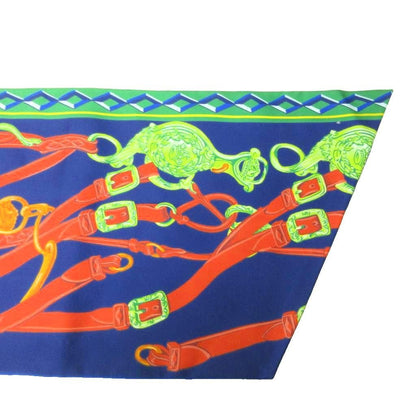 Hermes Ceremonial Bridle Brides de Gala Maxi Twill Scarf All Over Pattern Silk — view 5