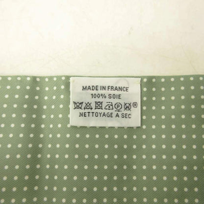 Hermes Amazon Festival Des Amazones Maxi Twill Scarf Allover Pattern Silk Green — view 8