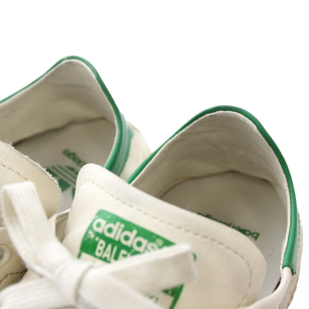 Balenciaga Adidas Stan Smith Sneakers White Green Perforated — view 4
