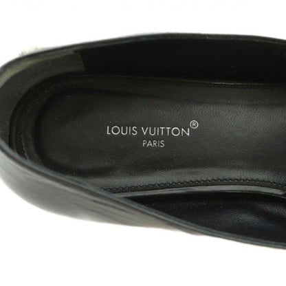 Louis Vuitton Loafers Pointed Toe Monogram Zip Patent Leather 36.5 Black — view 8