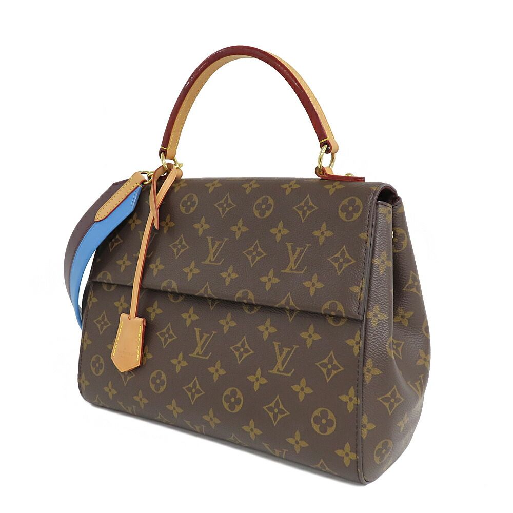Louis Vuitton Monogram Cluny MM 2-Way Hand Shoulder Gold Handbag — view 2