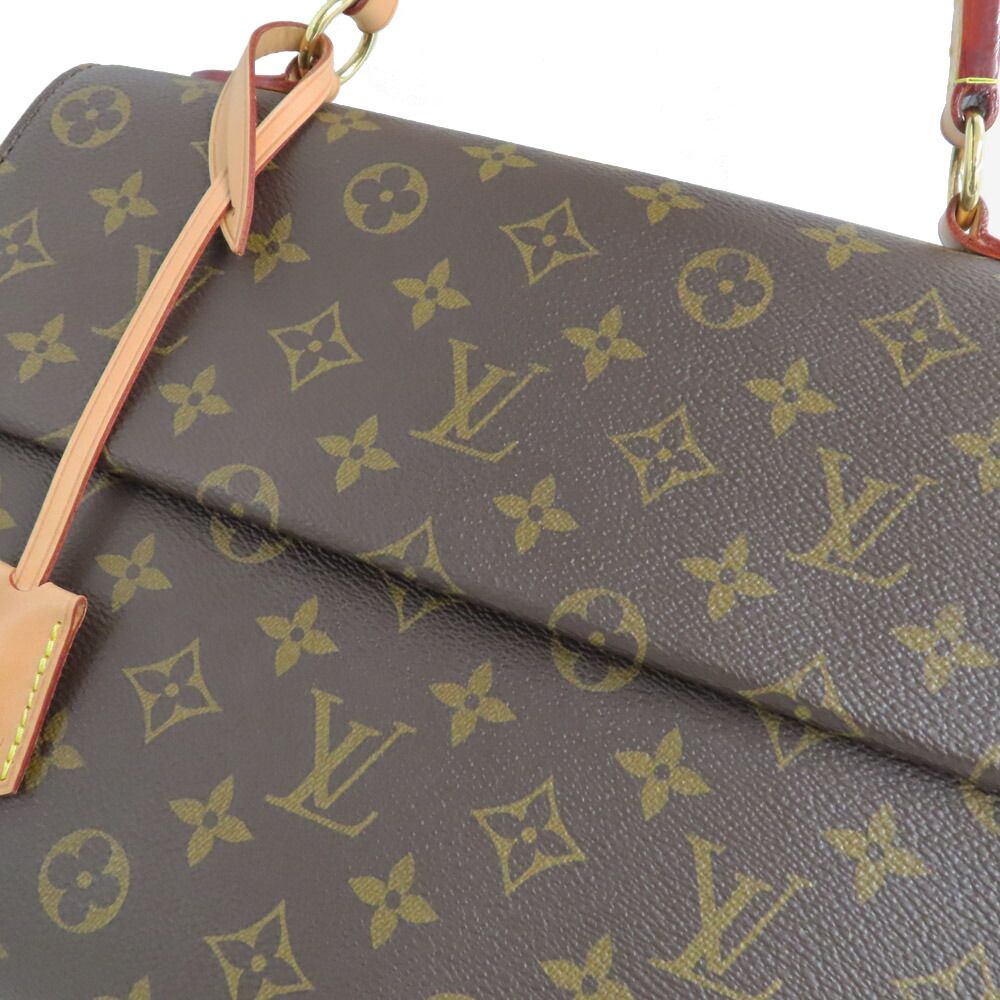 Louis Vuitton Monogram Cluny MM 2-Way Hand Shoulder Gold Handbag — view 6
