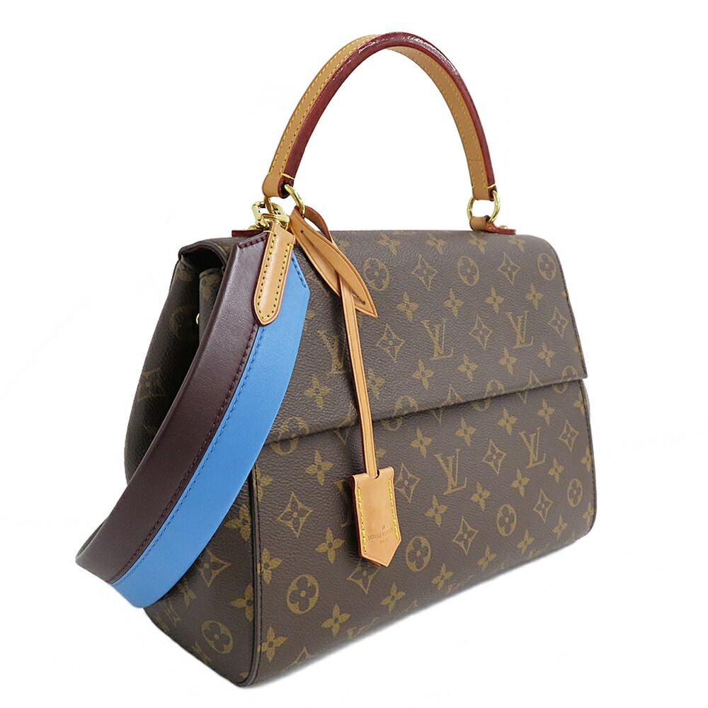 Louis Vuitton Monogram Cluny MM 2-Way Hand Shoulder Gold Handbag — view 3