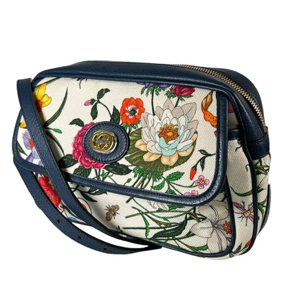 Gucci GG Floral Shoulder Bag Canvas Multicolor — view 2