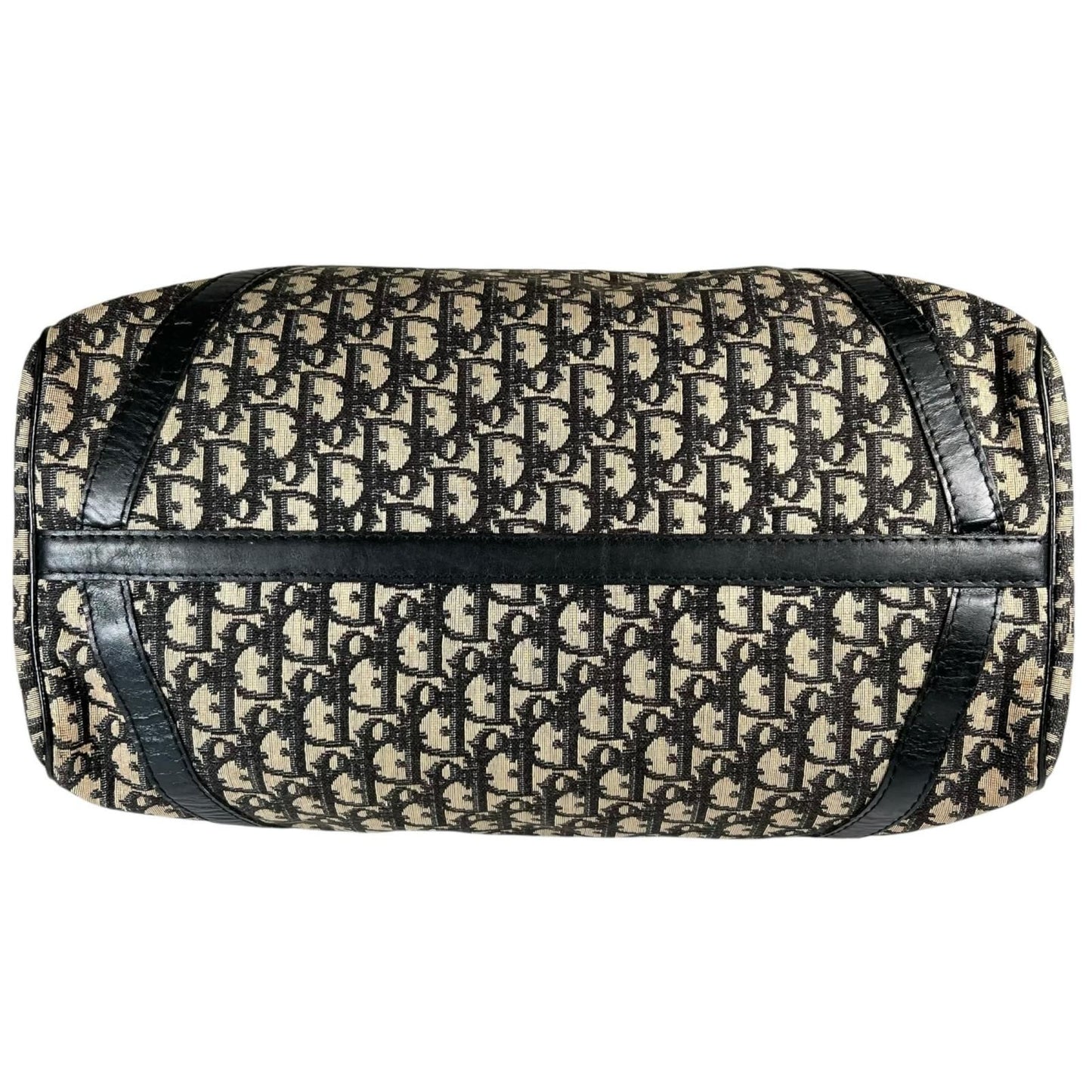 Dior Trotter Boston Bag Canvas Leather Beige — view 4