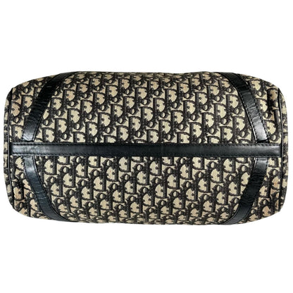 Dior Trotter Boston Bag Canvas Leather Beige — view 4