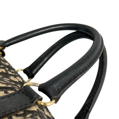 Dior Trotter Boston Bag Canvas Leather Beige — view 6