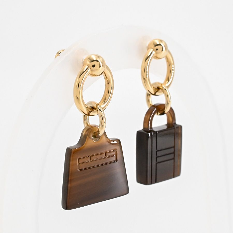 Hermes Earrings Amulet Maroquinnier — view 3