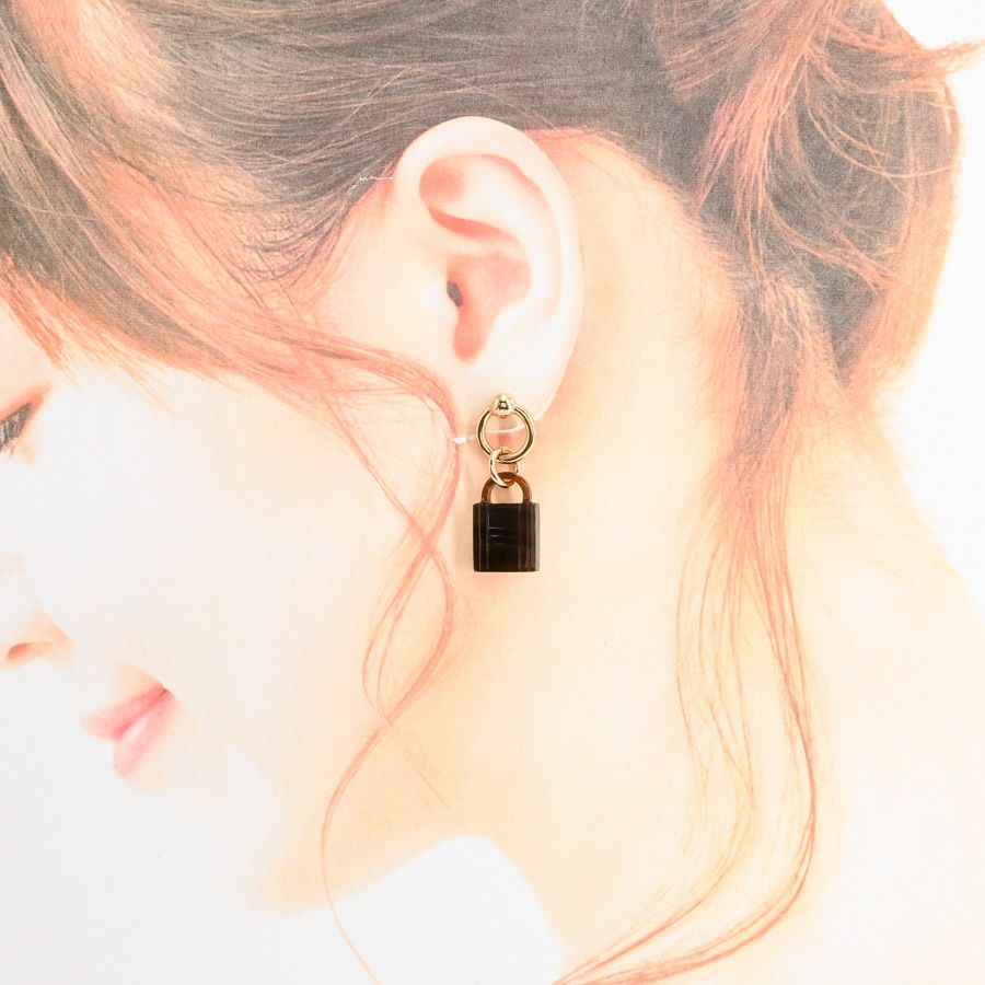 Hermes Earrings Amulet Maroquinnier — view 5