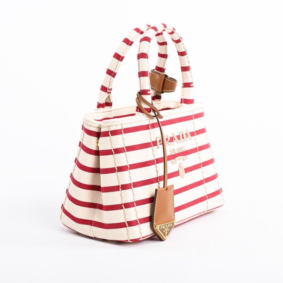 Prada Shoulder Bag Jardinier Cotton Canvas — view 2