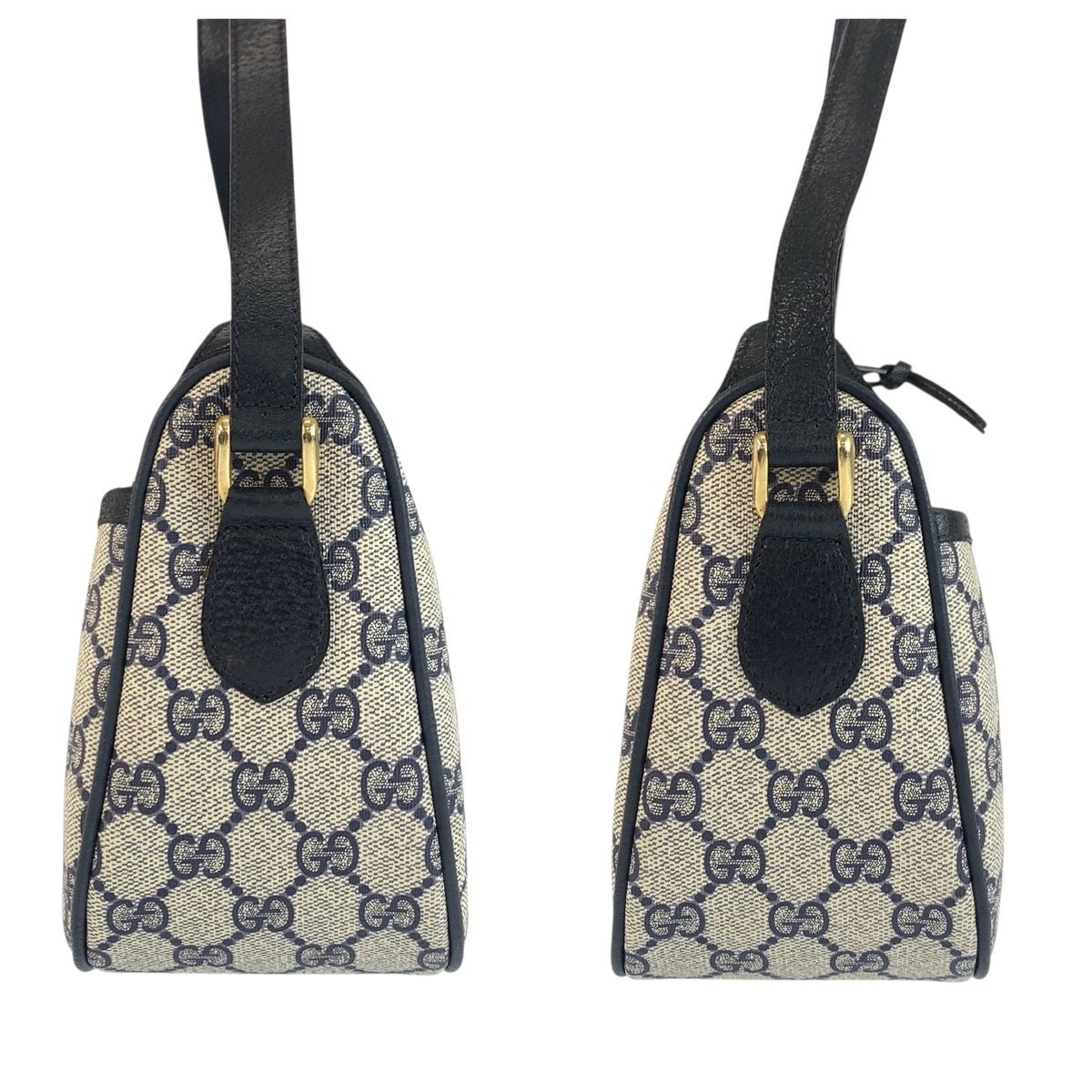 Gucci Vintage Sherry Line GG Supreme Canvas Shoulder Bag Pochette — view 7