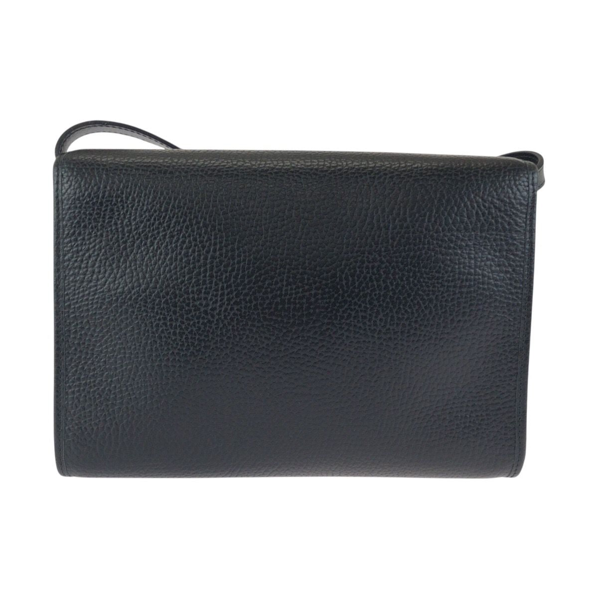 Dior Vintage Black Leather Shoulder Bag Pochette — view 2