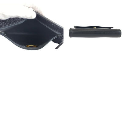 Dior Vintage Black Leather Shoulder Bag Pochette — view 9