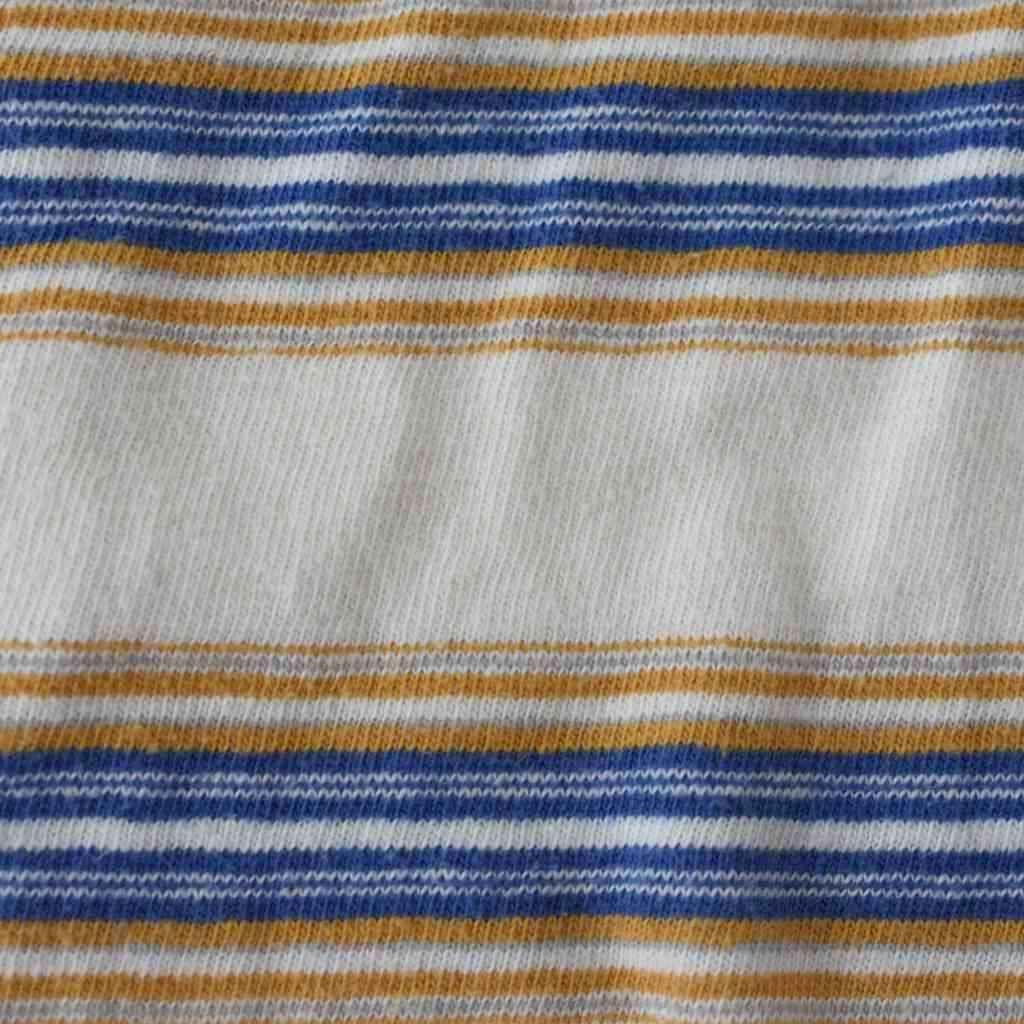 Loewe Eln Stripe Asymmetric T-Shirt Short Sleeve Striped Pattern Logo Back — view 5