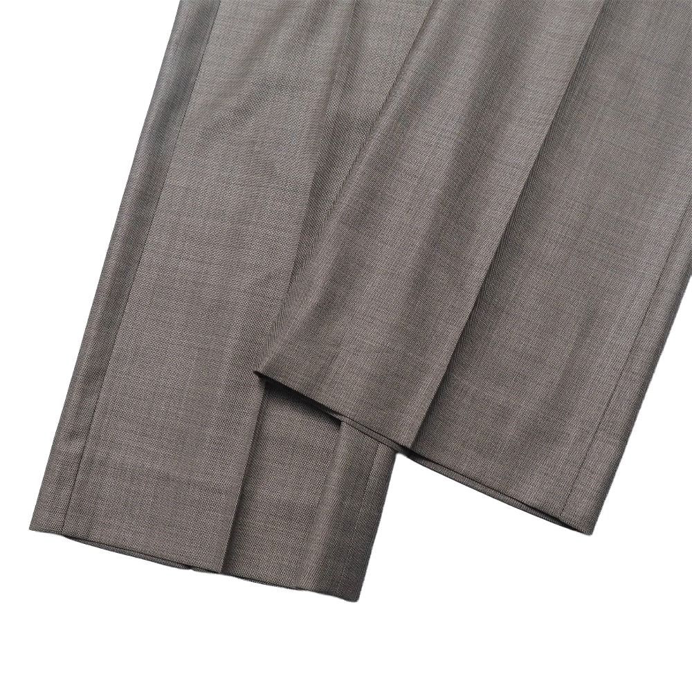 Max Mara Pants Suit 38 36 Tailored Leather Single Jacket Trousers — view 7