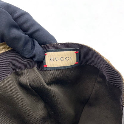 Gucci GG Canvas Brown Hat Silver — view 5