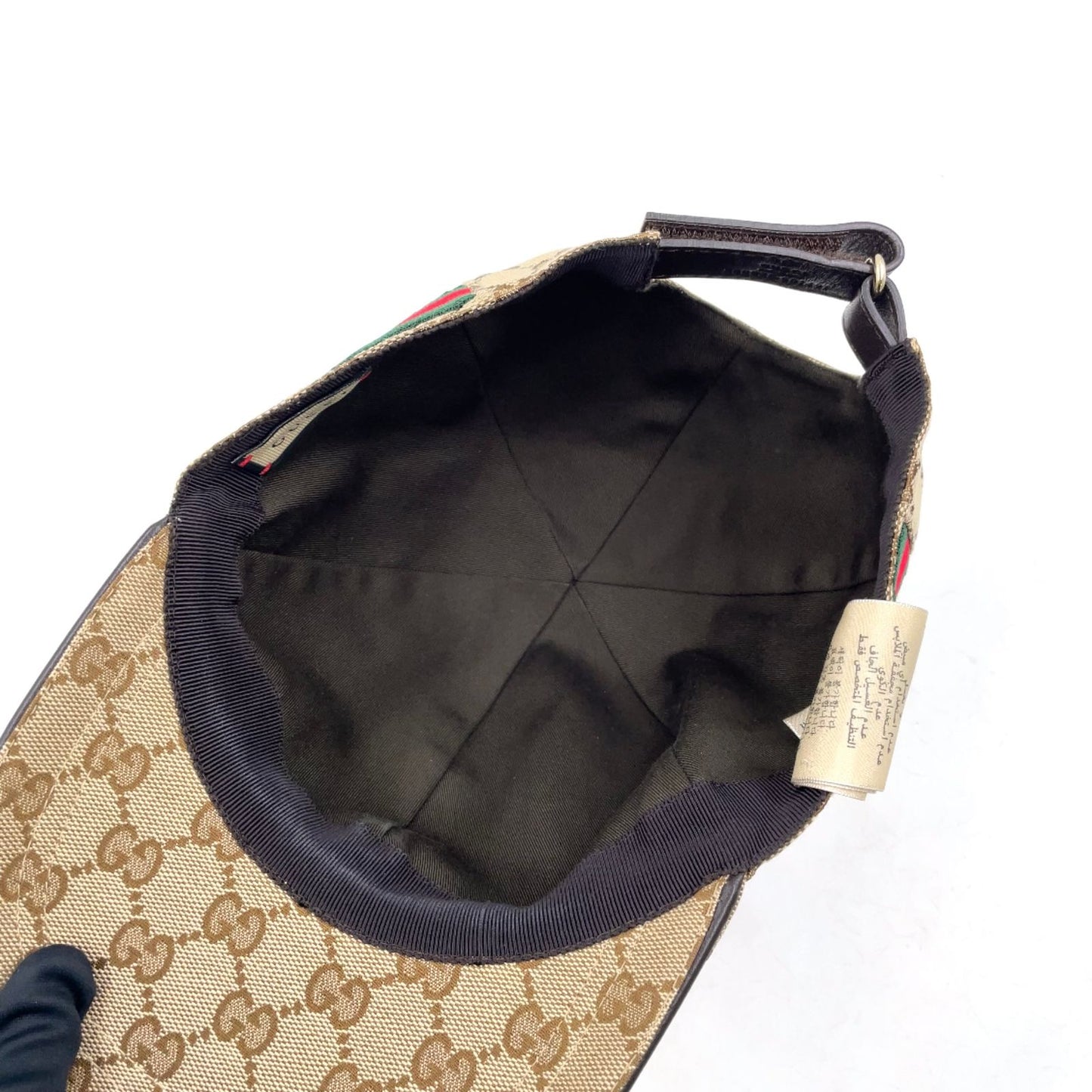 Gucci GG Canvas Brown Hat Silver — view 4