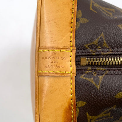 Louis Vuitton Alma PM Monogram Leather Brown Light Handbag Gold — view 4