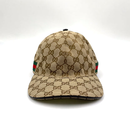 Gucci GG Canvas Brown Hat Silver — view 2