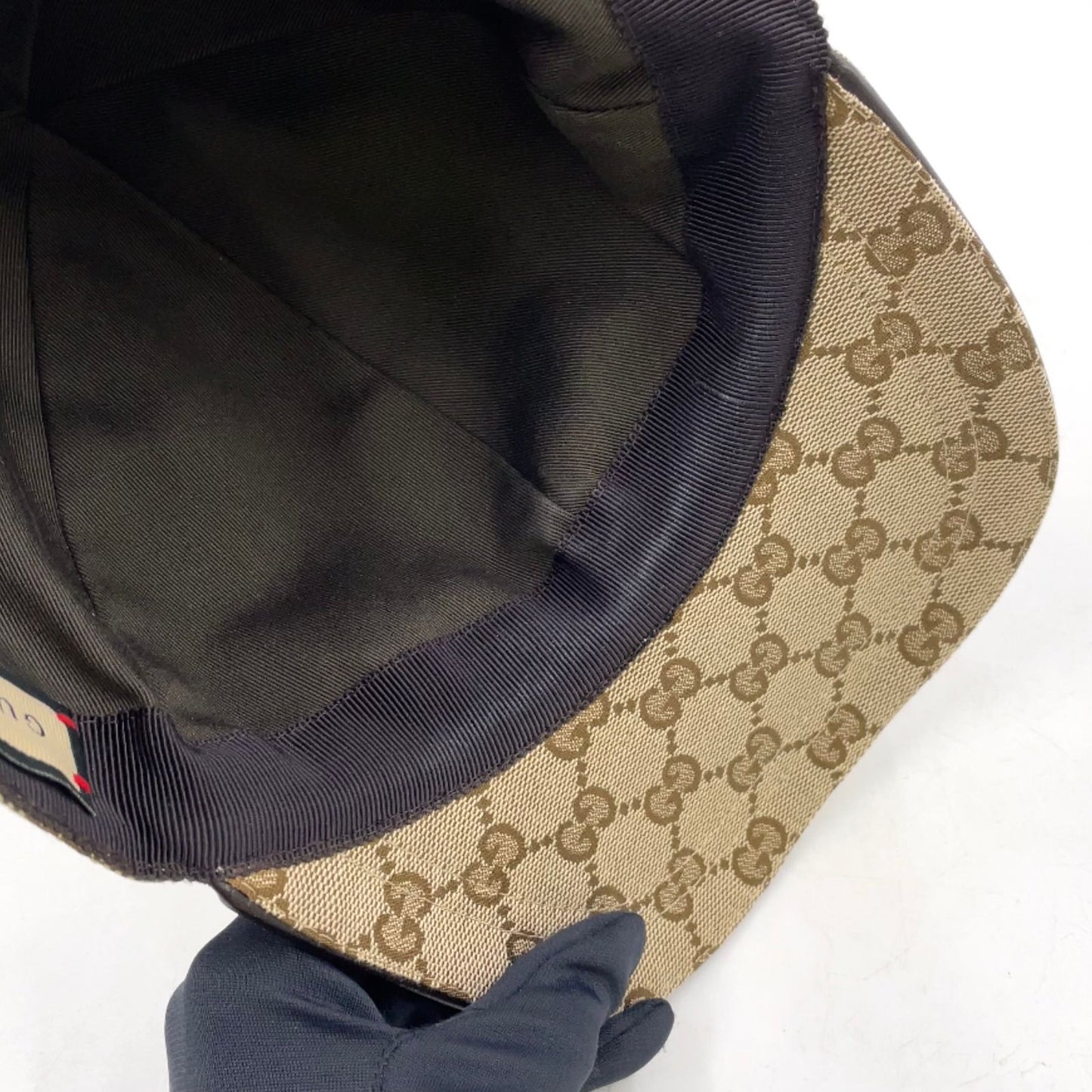 Gucci GG Canvas Brown Hat Silver — view 9
