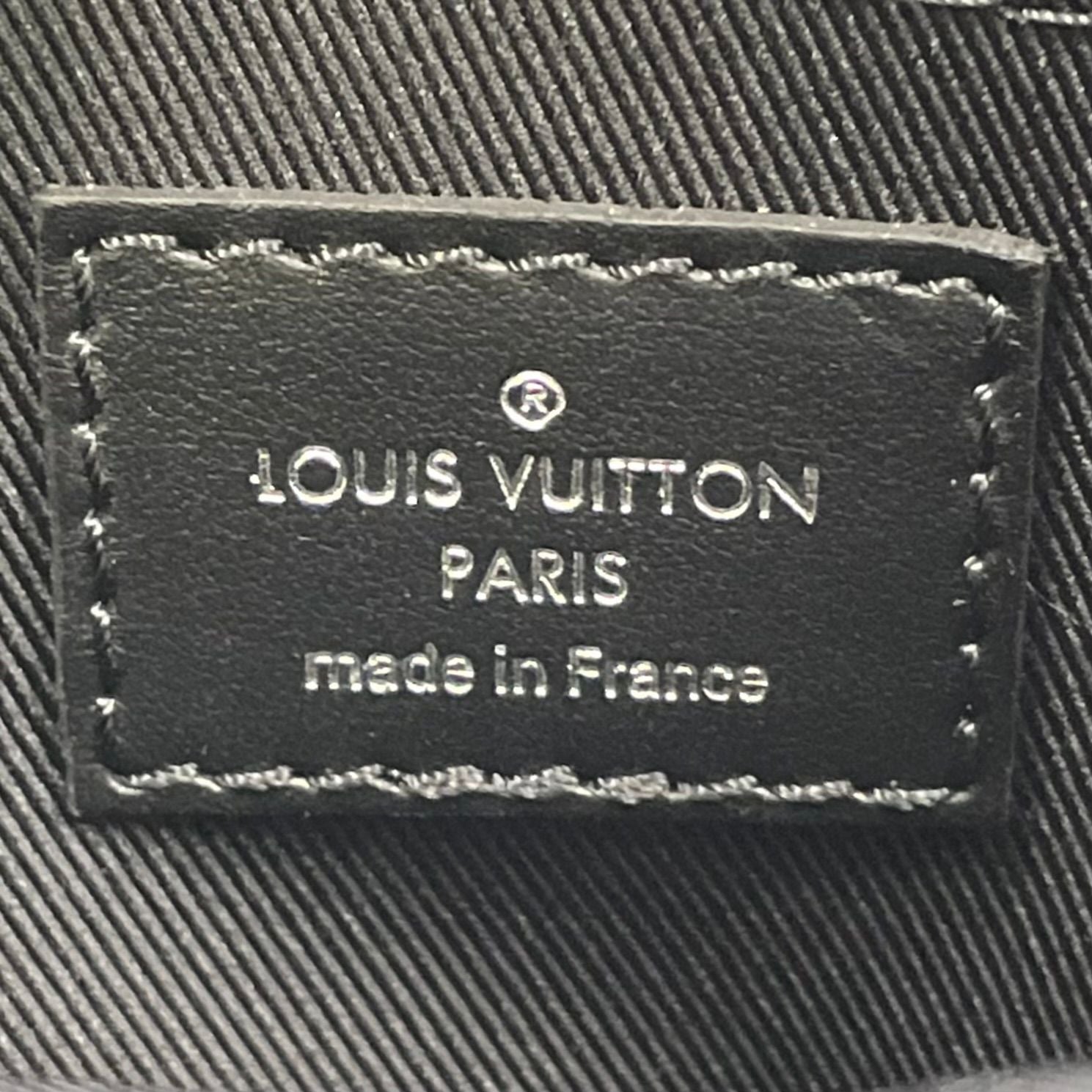 Louis Vuitton Amazon Sling Bag Damier Graphite Leather Black Silver — view 3