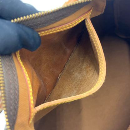 Louis Vuitton Speedy 35 Monogram Leather Brown Handbag Gold — view 6